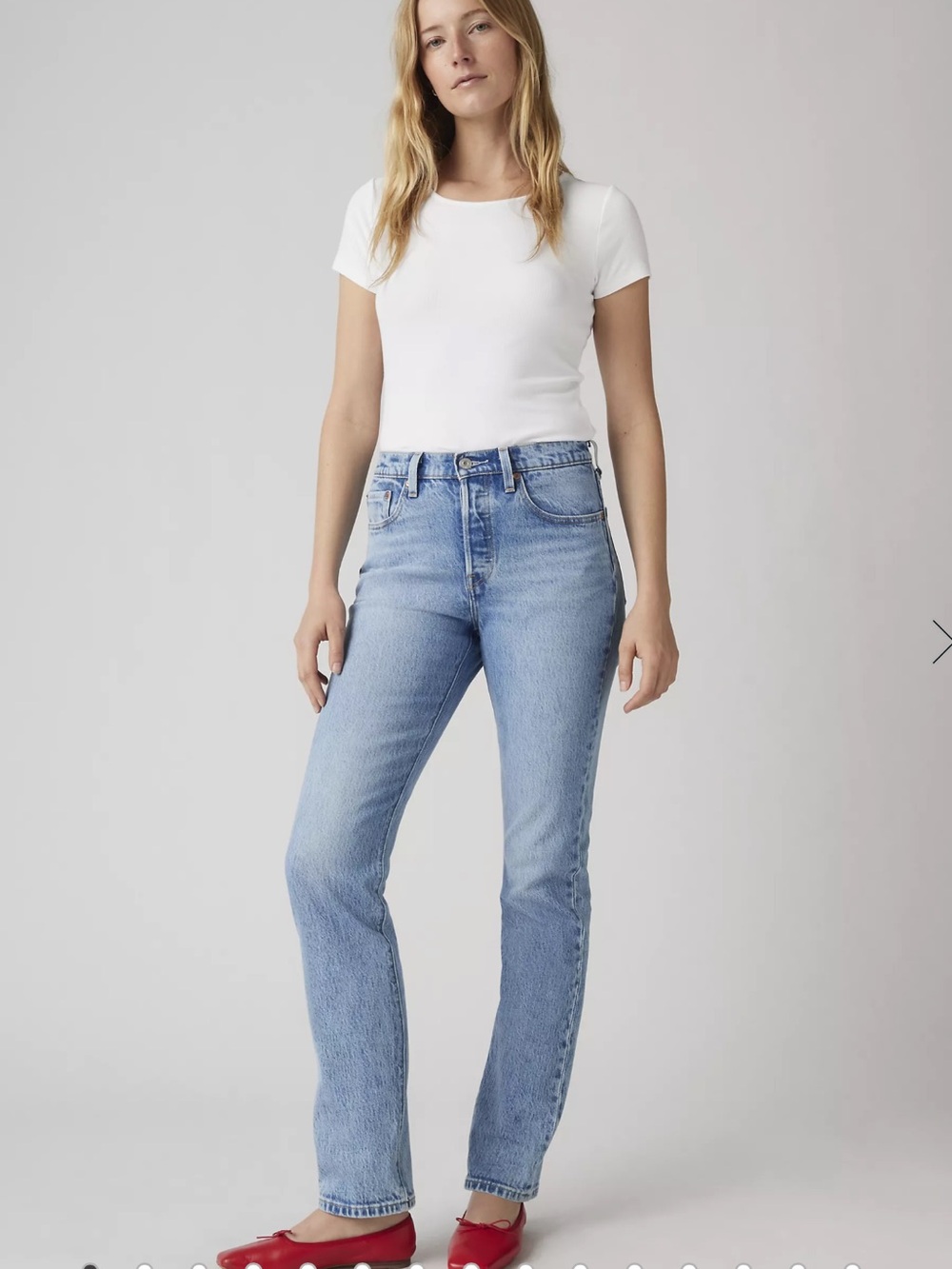 Levi's 501 ORIGINAL FIT WOMEN'S JEANS size 27x30 - Picture 1 of 8